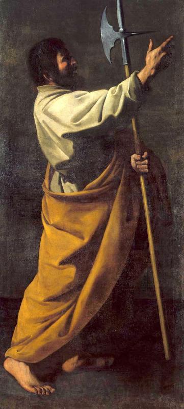 Francisco de Zurbaran Sao Judas Tadeu Norge oil painting art